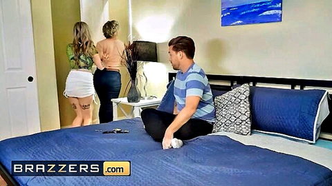 Dee Williams seduces stepdaughter's BF in steamy threesome tease