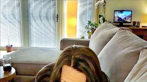 Diane Andrews horny MILF seduces in taboo POV on couch