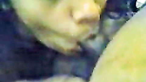 Blurry close-up of Indian Desi bhabi stroking dick intensely
