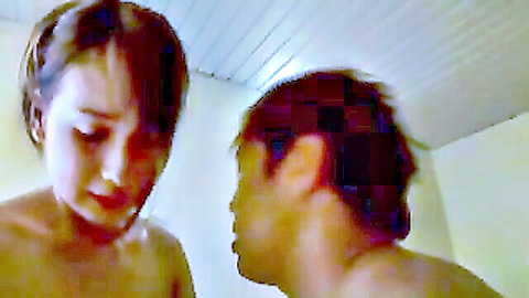 Japanese big breasts wife in steamy affair, close intimate encounter