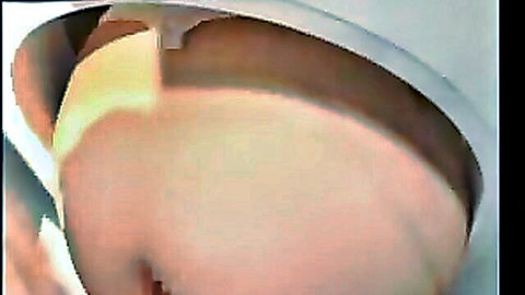Asian woman’s big butt fucked through gloryhole in explicit scene