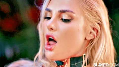 Kenzie Anne in ecstatic moan, blonde beauty in Primal Heat