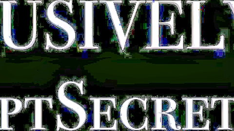 Exclusive secret watermark text overlay on black background