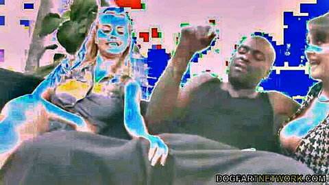 Janet Mason and Jessie Rogers in steamy threesome with monster BBC