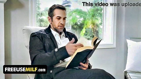 Man in suit reading book - FreeUseMilf Dracula brides with Reagan Foxx
