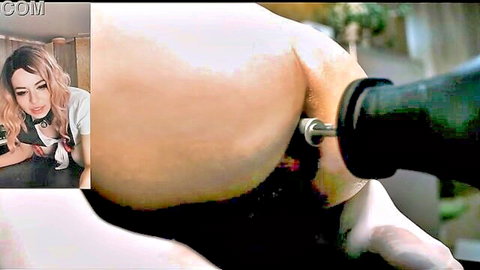 Dismoralica's extreme anal destruction with electro drill dildo insertion