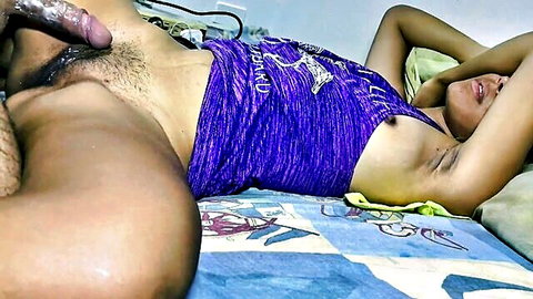 Amateur Latina Mariangel Belle creampied in missionary by lover