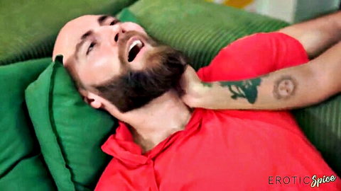 Yasmina Khan chokes bearded man in erotic virtual girlfriend scene