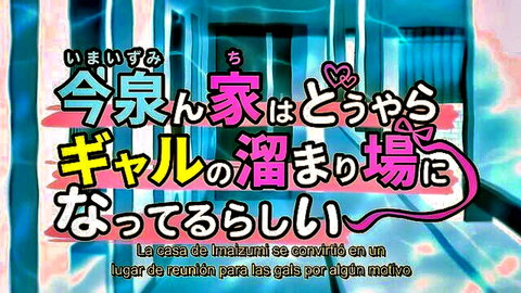 Anime hentai gyaru girls in Imaizumi's house party vibe