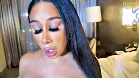 Jennifer Exxotic topless stepmom with huge ass teases young guy