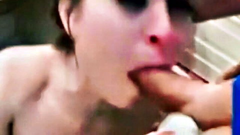 Blonde woman shocked by cumshot on face in hot porn compilation