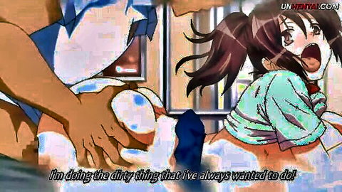 Hentai schoolgirl in uniform gets ass grabbed from behind