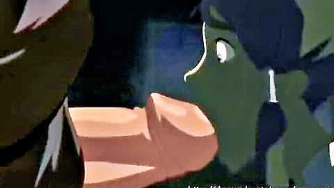 Animated Korra giving blowjob in explicit hentai scene