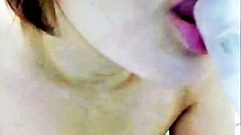 Horny Japanese woman with big boobs masturbating solo
