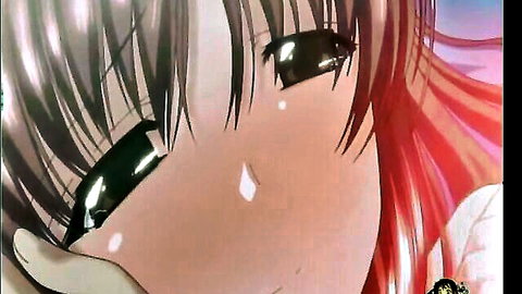 Shin Rungetsu hentai virgin with red-black hair, seductive glossy eyes