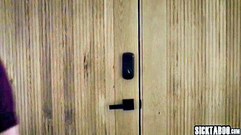 Big tits MILF at door in cheating affair with big ass MILF's husband
