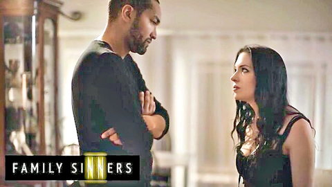 Anna De Ville faces off with step cousin in steamy Family Sinners scene