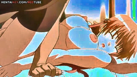 Hentai anime girl in uniform fucked missionary by best friend
