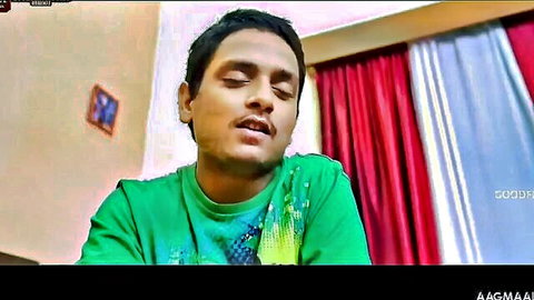 Indian man in green t-shirt speaking in Nayan Sukh web show Ep 03