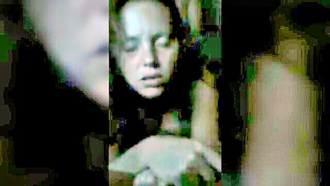 Brunette amateur with natural tits in intense anal scene