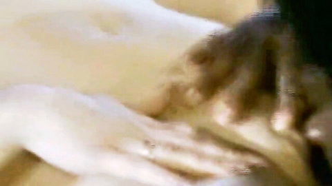 Marilyn Chambers in vintage interracial porn with big black cock close-up