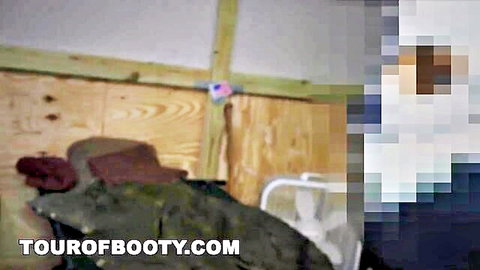 Tour of Booty: US Soldiers in Middle East with Arab Women on Military Cot