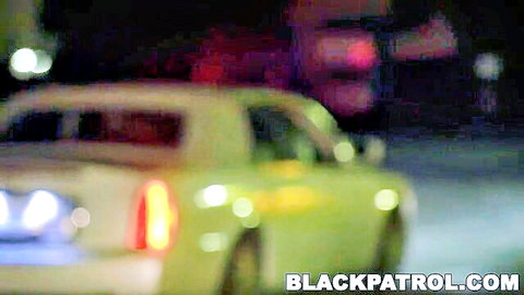 Joslyn Jane in Black Patrol prostitution sting car night scene