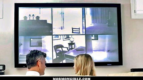 Lily Rader as sweet blonde teen with older man in Mormon Girlz scene