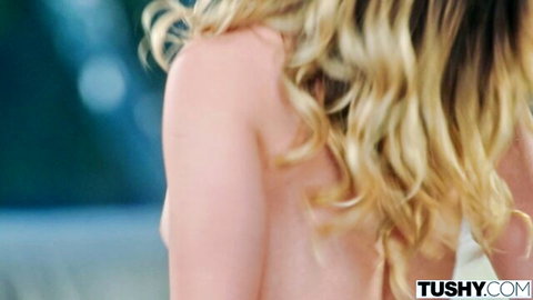 Chanel Camryn's blonde curves and bare back in Tushy threesome tease