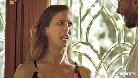 Cherie DeVille flirts intensely with Quinton James in Bellesa House swinger scene