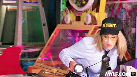 Ryan Keely in sexy security uniform, blonde MILF roleplay thumbnail from Mylf