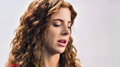 Lumi Ray redhead in solo interview on orgasms with toys and fingering