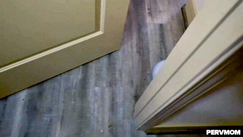 Stepmom and stepsister caught in taboo doggy-style threesome session