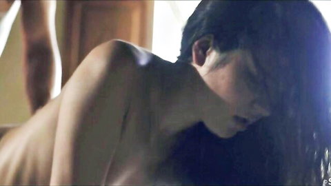 Monica Brown nude arched back embrace with Alberto Blanco in intimate scene