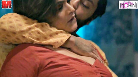 Indian stepmom Mohinibob in intimate embrace with stepson