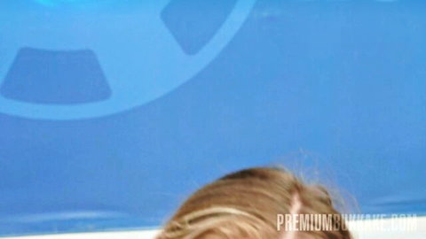 Ambar Lapiedra blonde hair in steamy BTS adult scene