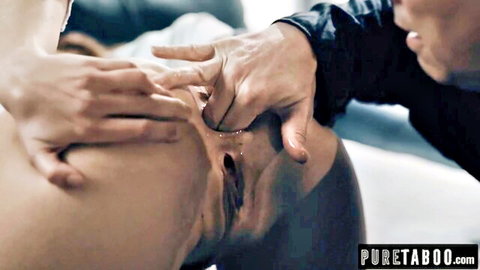 Gia Derza tight ass drilled by priest in taboo threesome with Chastity