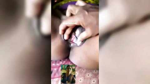 Abby big pussy fingered hard in Tamil adult show closeup