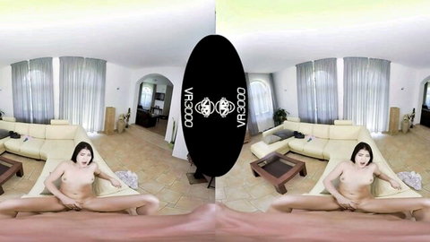 Lady Dee nude in VR POV, spreading legs exposing pussy
