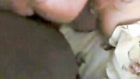 Redhead BBW wife sucking BBC in closeup oral action