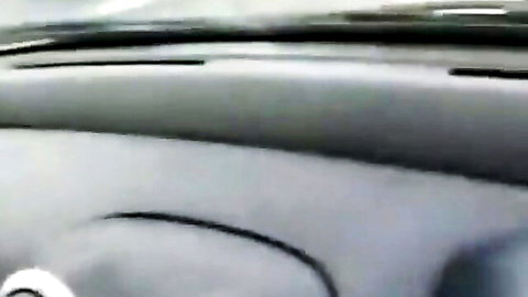 POV car dashboard view of intense Muslim college sex instruction scene