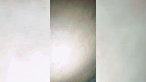 Blurry overexposed white images collage with faint dark shapes