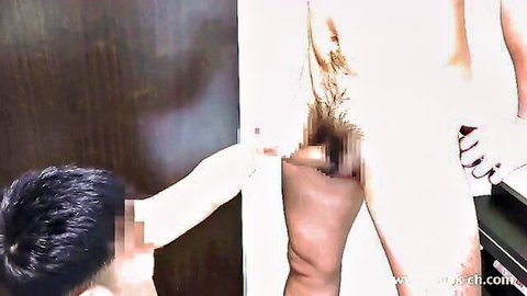 Asian hottie Hiroto gives sloppy handjob to massive cock