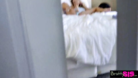 Carolina Sweets blonde teen seduces stepbrother in bed