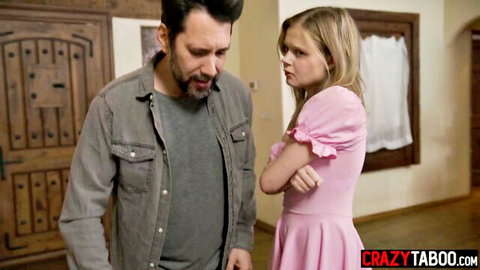 Tommy Pistol confronts Dana Vespoli in pink dress, arms crossed tense moment