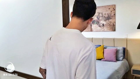 Curvy Latina teen hardcore fucks step-bro for laptop access