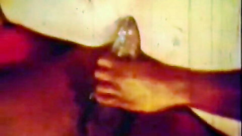 Vintage retro XXX with hot married couple in steamy clit rubbing action