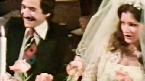 Vintage bride in wedding gown with hubby in Tabu Film creampie scene
