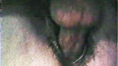 Erica's hairy pussy pounded by cock in retro porn close-up