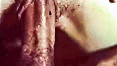 Curvy babe bouncing big natural tits in classic creampie scene